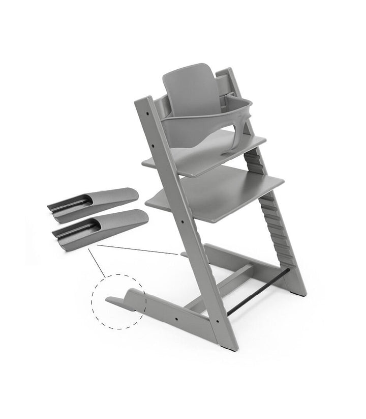 Stokke Tripp Trapp Baby Set2 Storm Grey, comfortabel accessoire voor kinderstoel.