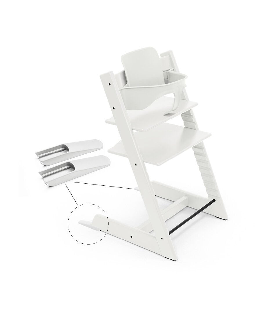 Stokke Tripp Trapp Baby Set2 White, comfortabel accessoire voor kinderstoel.