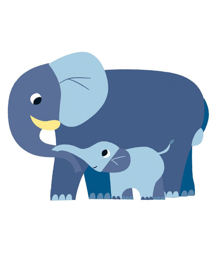 Djeco Stickers Mama en Baby – Set van 120 grote dierenstickers voor kinderen vanaf 18 maanden