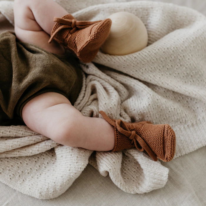 Slofjes Terracotta Mt 0-9M