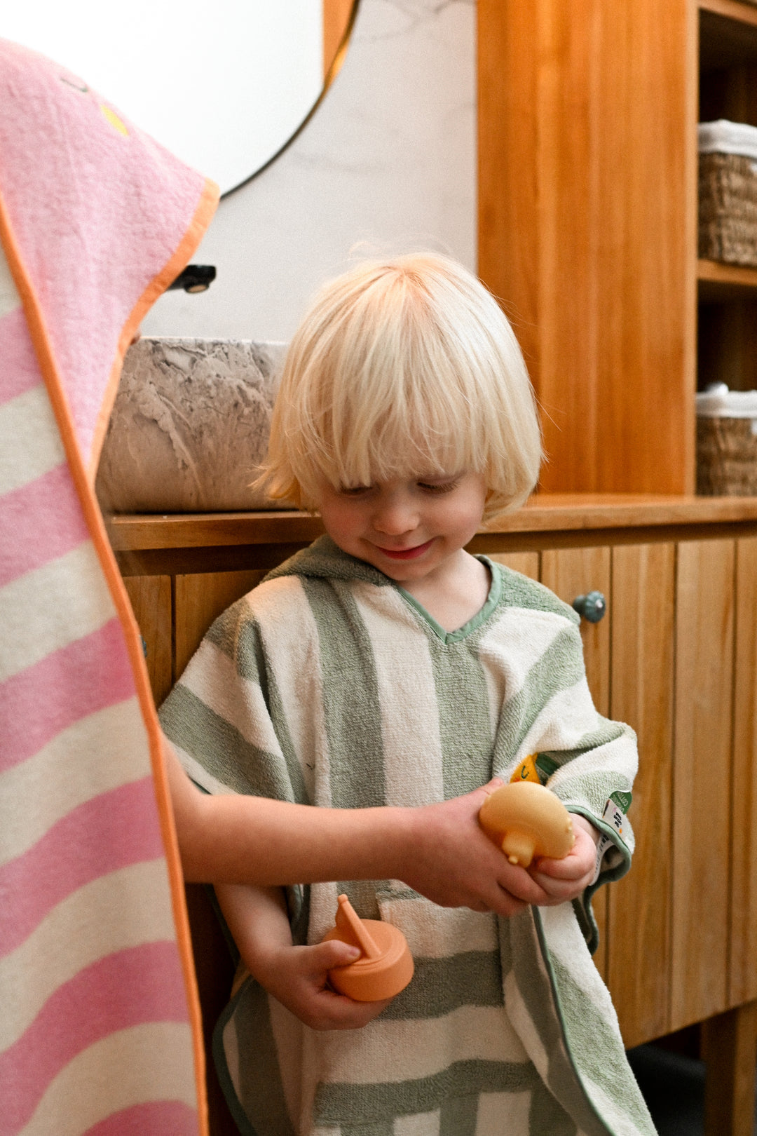 The Cotton Cloud - Poncho Met Kap Lola Lemon