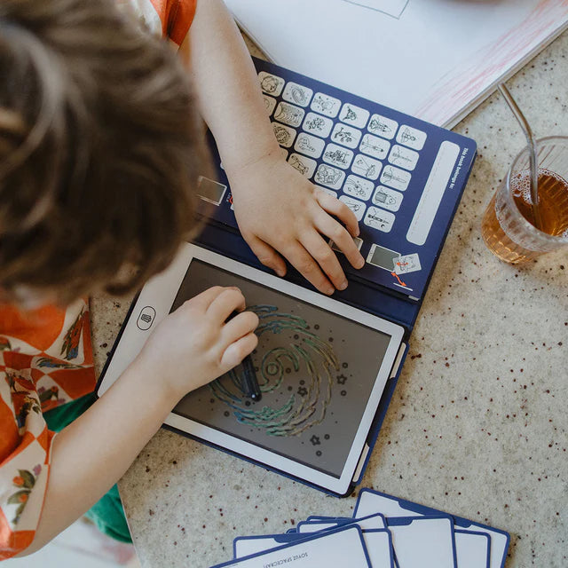 Kidywolf - Projectie Tekenbord Kidydraw Mini 30 Galaxy | LCD-Scherm