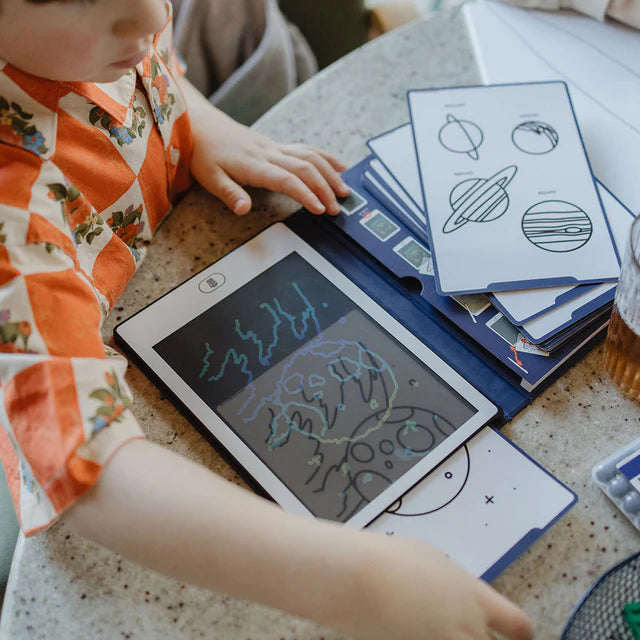Kidywolf - Projectie Tekenbord Kidydraw Mini 30 Galaxy | LCD-Scherm