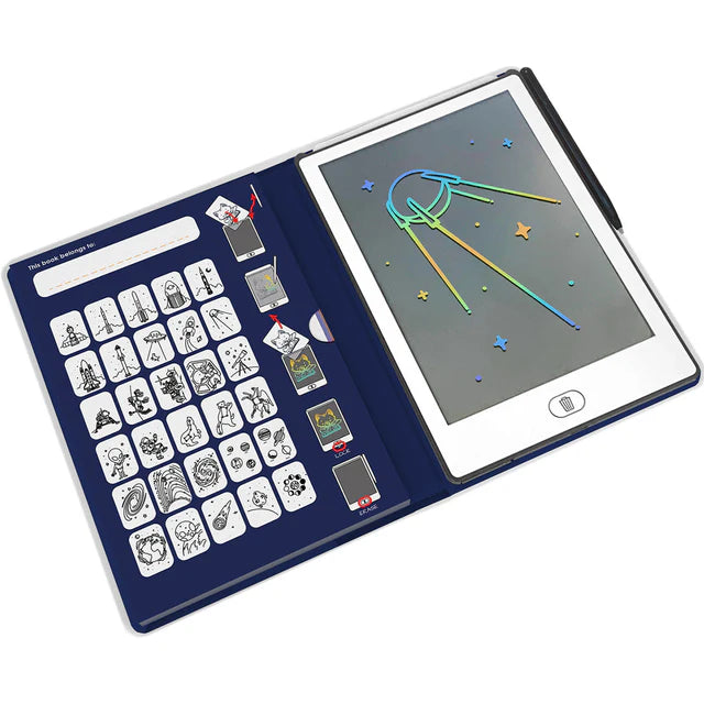 Kidywolf - Projectie Tekenbord Kidydraw Mini 30 Galaxy | LCD-Scherm