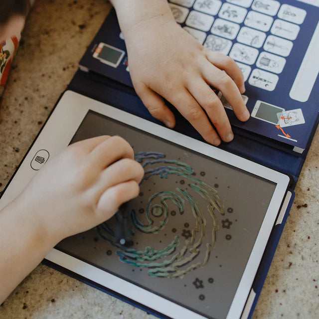 Kidywolf - Projectie Tekenbord Kidydraw Mini 30 Galaxy | LCD-Scherm