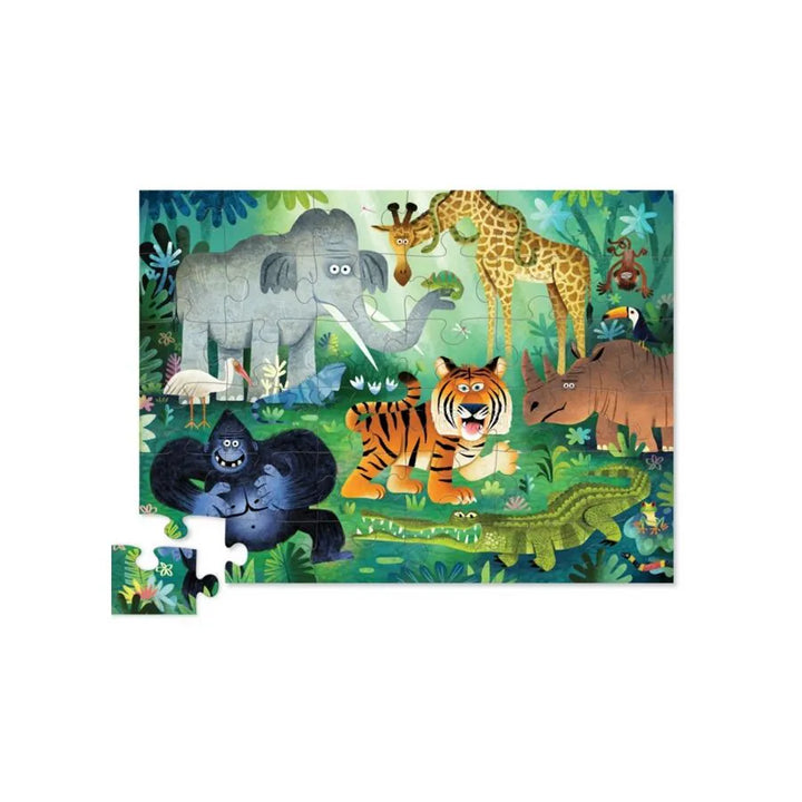 Crocodile Creek - Puzzel Wilde Dieren | 36 Stuks