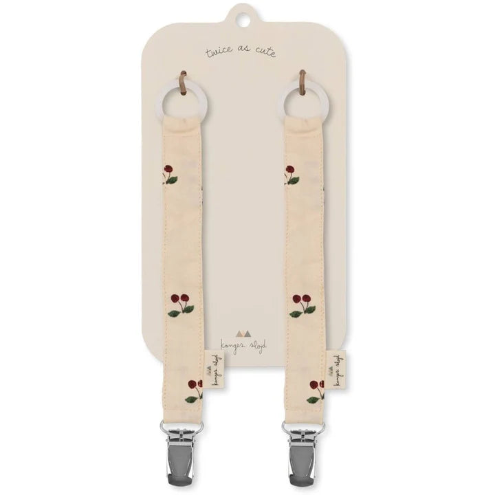 Konges Slojd - Fopspeenketting (2pack) | Cherry