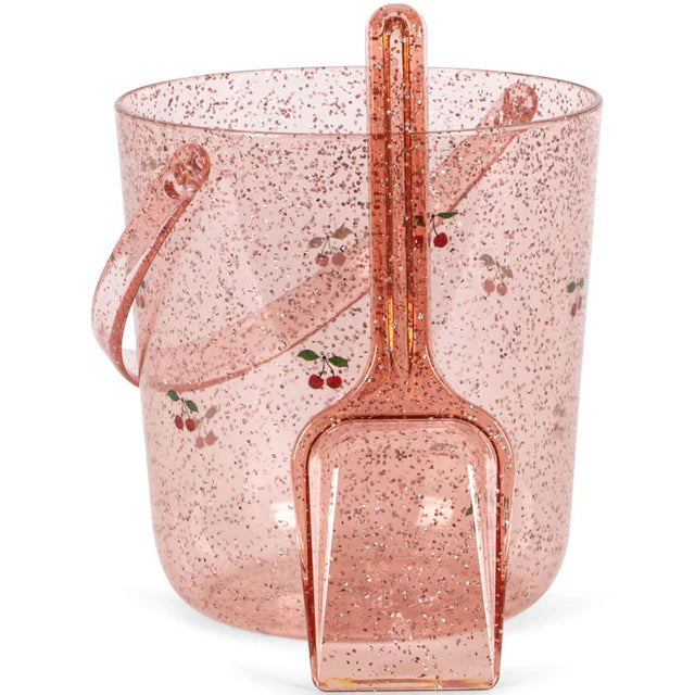 Strandset Emmer + Schop Glitter Cherry