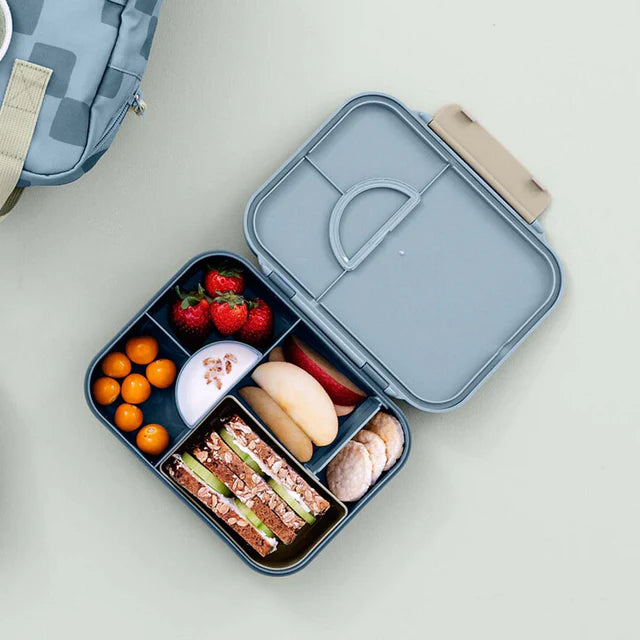 Lassig - Bento Lunchbox Pattern Party Blue/Green