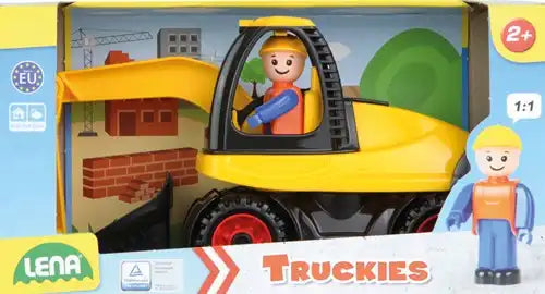 Lena - Truckies Graafmachine 25cm | Geel