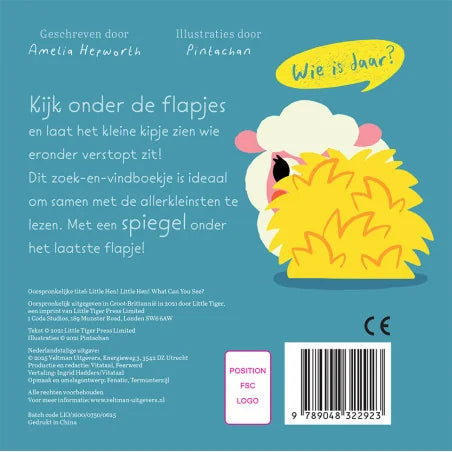 Veltman - Boek Lief Klein Kipje, Wat Zie Je Daar?