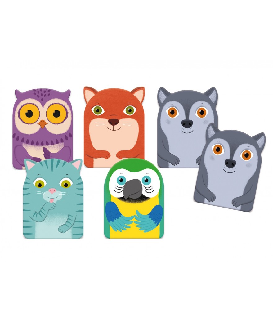 Djeco Little Family – parenspel met dierenkaarten voor peuters