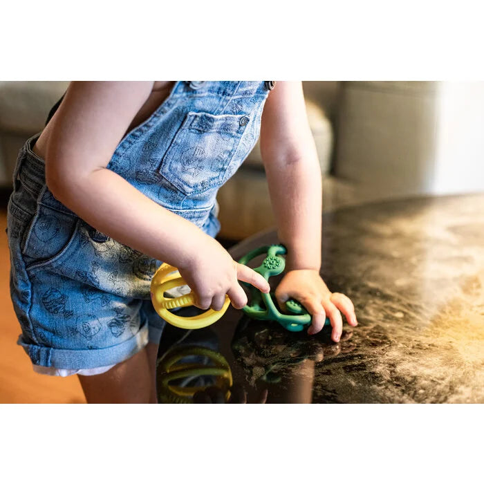 Little L - Sensorische Ballen Set van 2 | Groen Geel