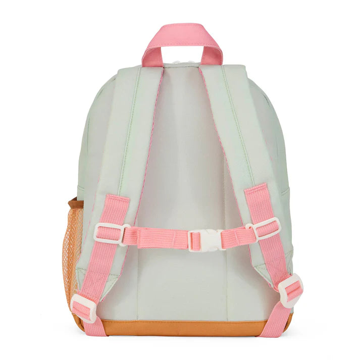 Hello Hossy Mini rugzak Water Green met kleurrijke details en verstelbare banden