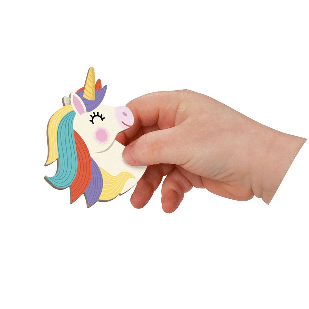 Janod Magneetboek Magneti'Book Unicorns - Eenhoorn Thema, Magnetisch Spel voor Kinderen