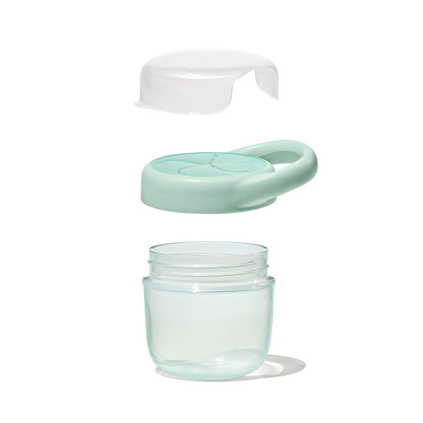 Oxo Tot snackdoosjes 2-pack Opal/Dusk met silicone opening en stevig deksel