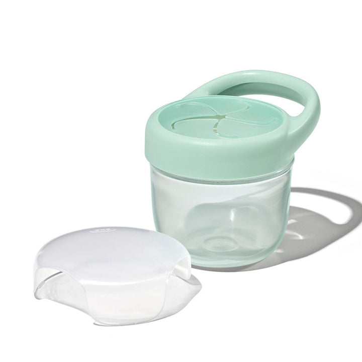 Oxo Tot snackdoosjes 2-pack Opal/Dusk met silicone opening en stevig deksel
