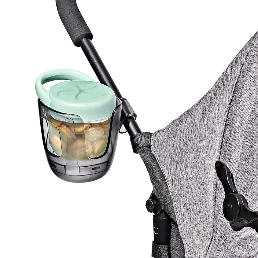 Oxo Tot snackdoosjes 2-pack Opal/Dusk met silicone opening en stevig deksel