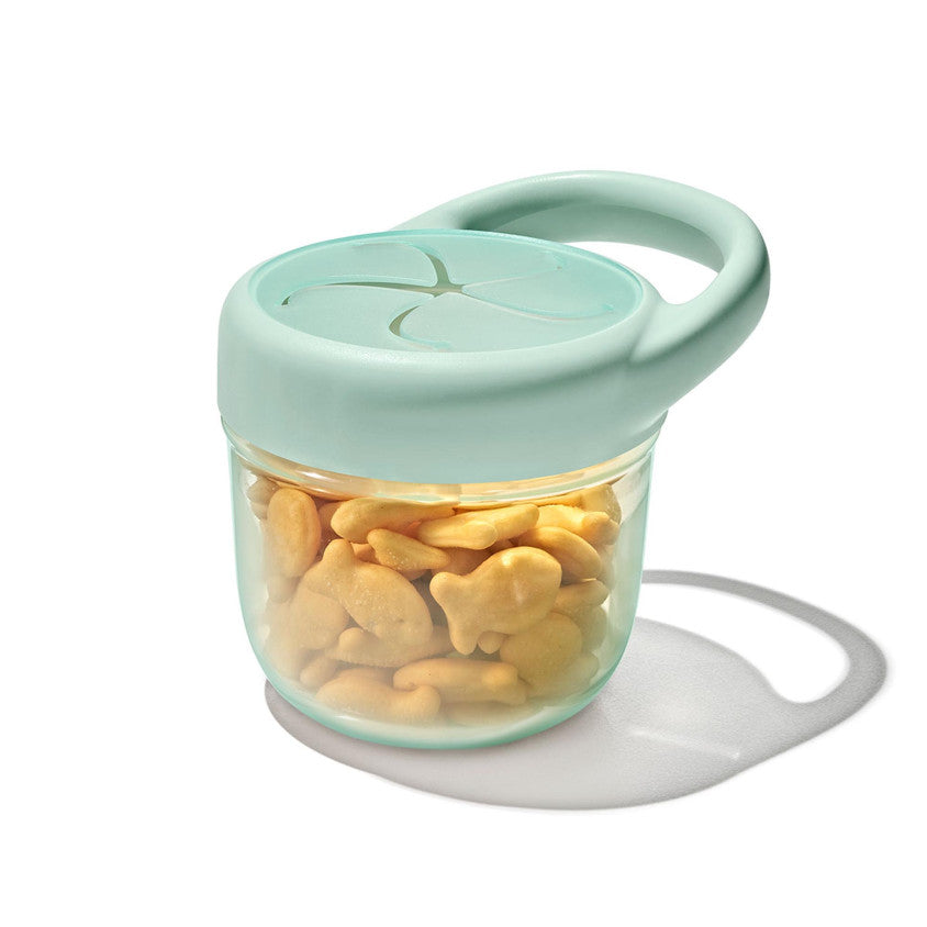 Oxo Tot snackdoosjes 2-pack Opal/Dusk met silicone opening en stevig deksel