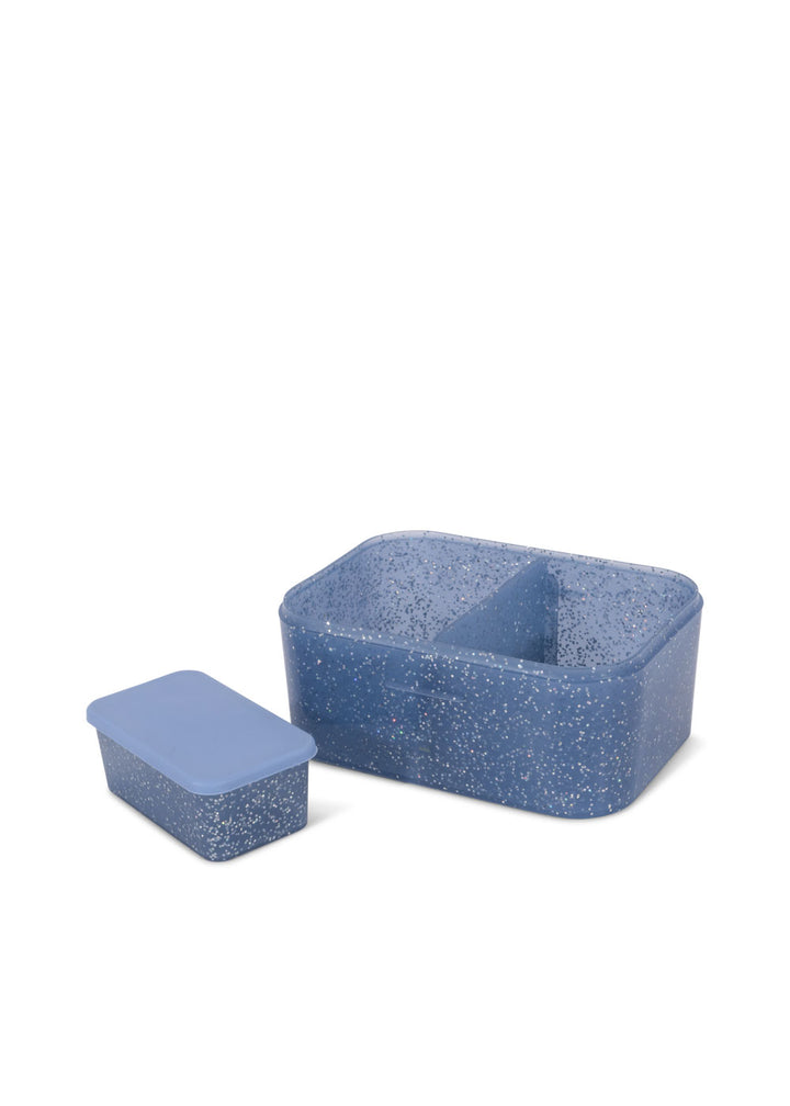 Konges Slojd lunchbox met glitter en raceautoprint – Race