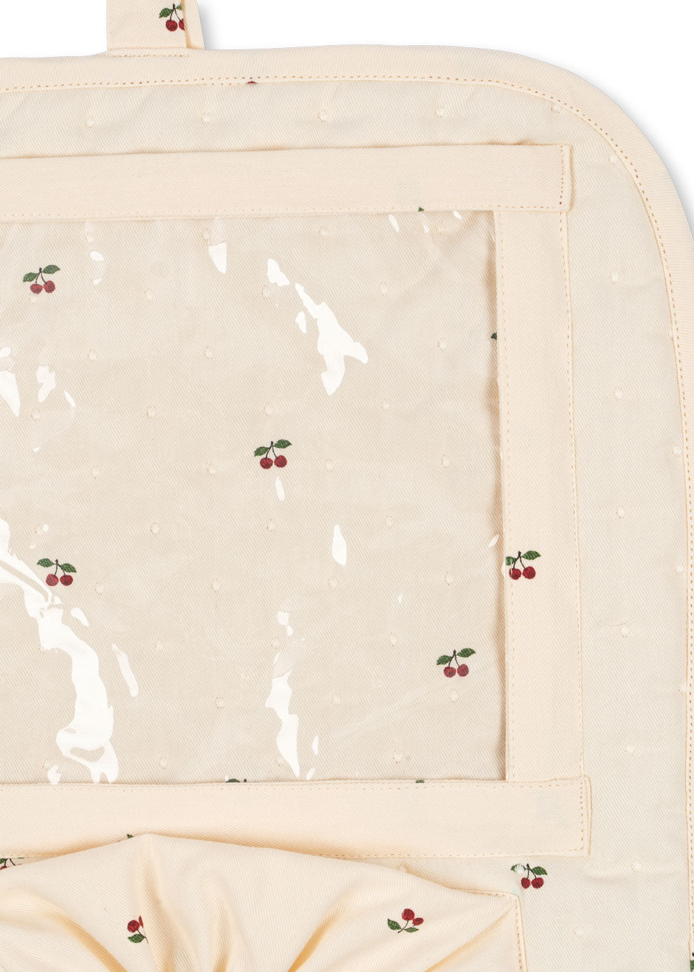 Konges Slojd autostoel organizer in Cherry design – met tabletvak en opbergruimte