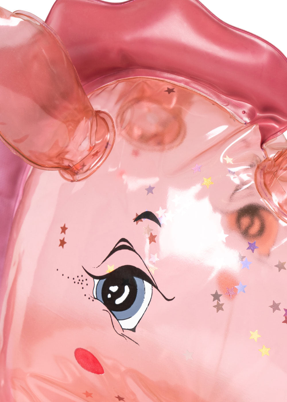 Konges Slojd unicorn zwemring in roze met glitter – Horn Stars Pink