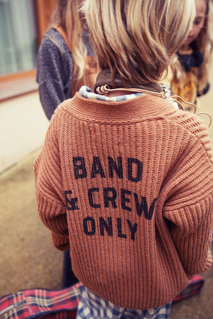 Piupiuchick - Cardigan Band And Crew Only Knitted Brown