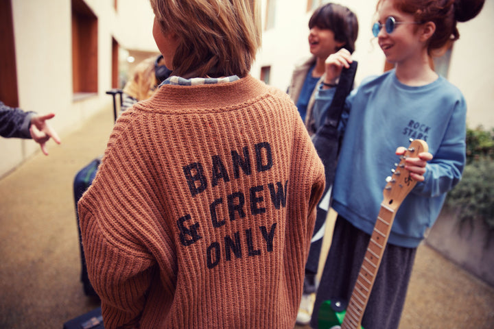 Piupiuchick - Cardigan Band And Crew Only Knitted Brown