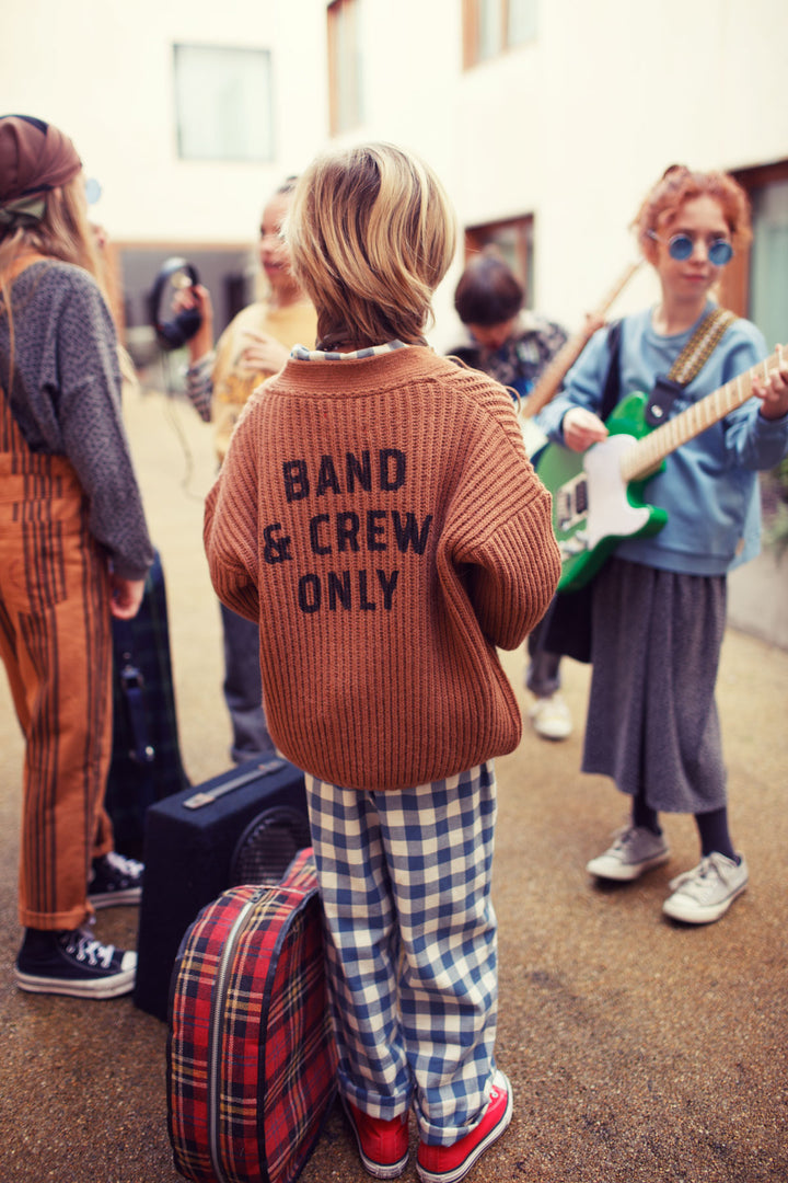 Piupiuchick - Cardigan Band And Crew Only Knitted Brown