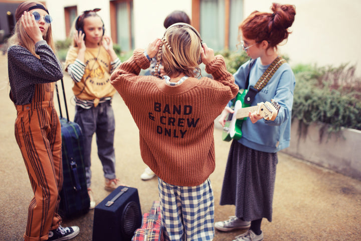 Piupiuchick - Cardigan Band And Crew Only Knitted Brown