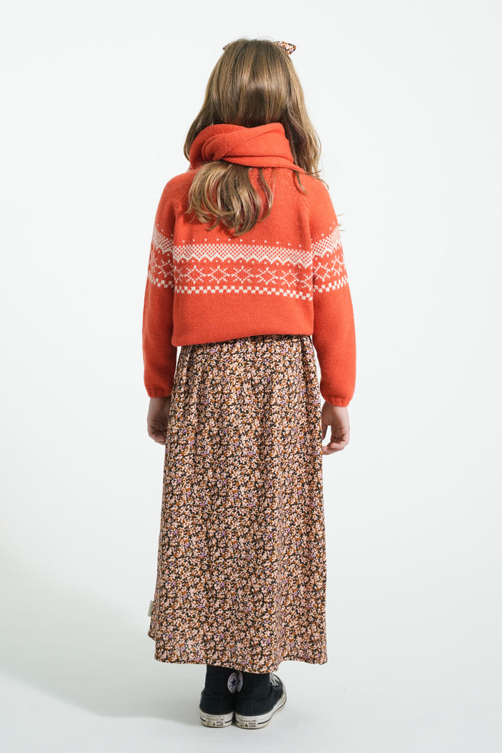 Piupiuchick - Trui Jacquard Knitted Red