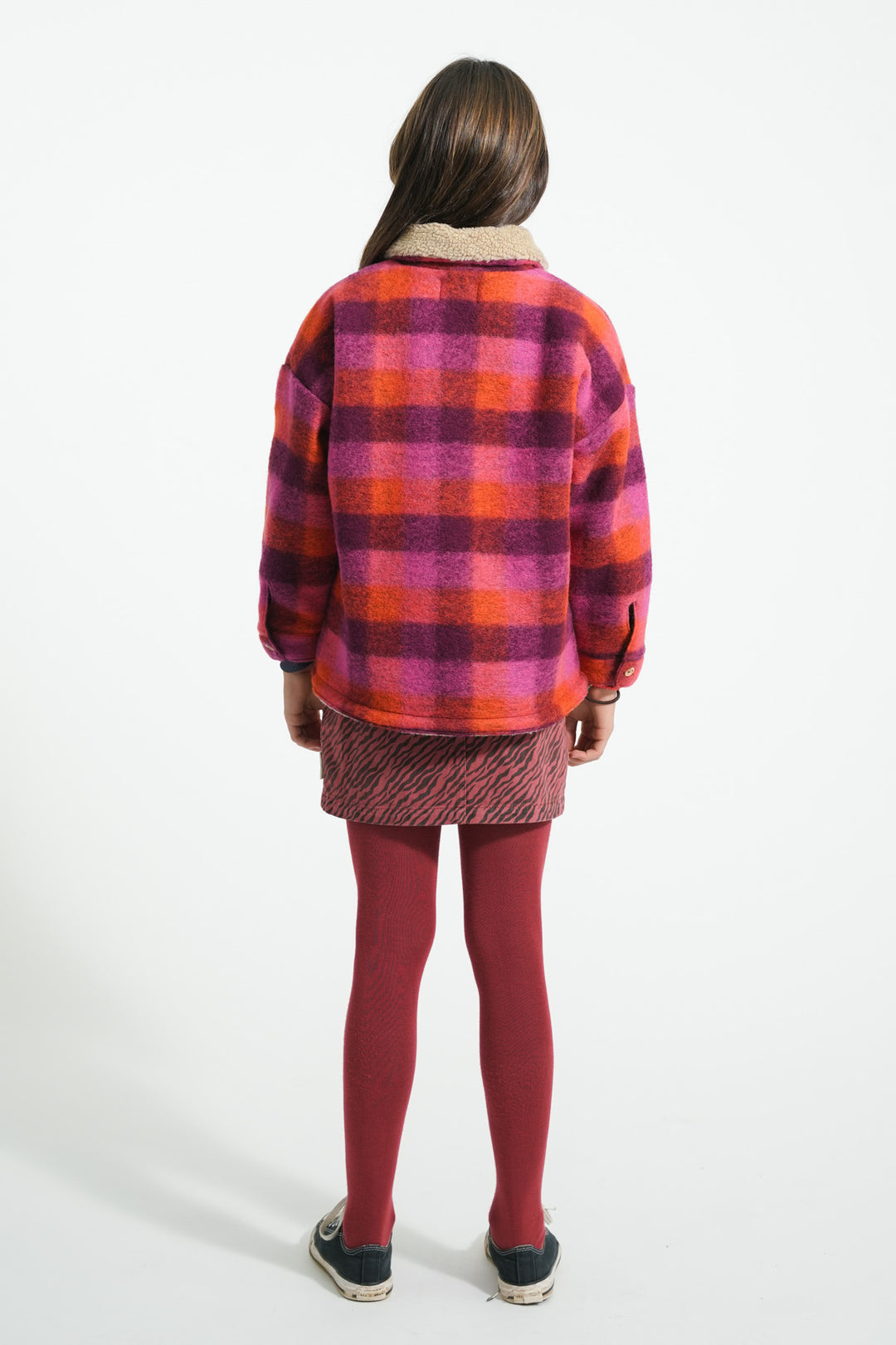 Piupiuchick - Jas Checkered Pink / Orange