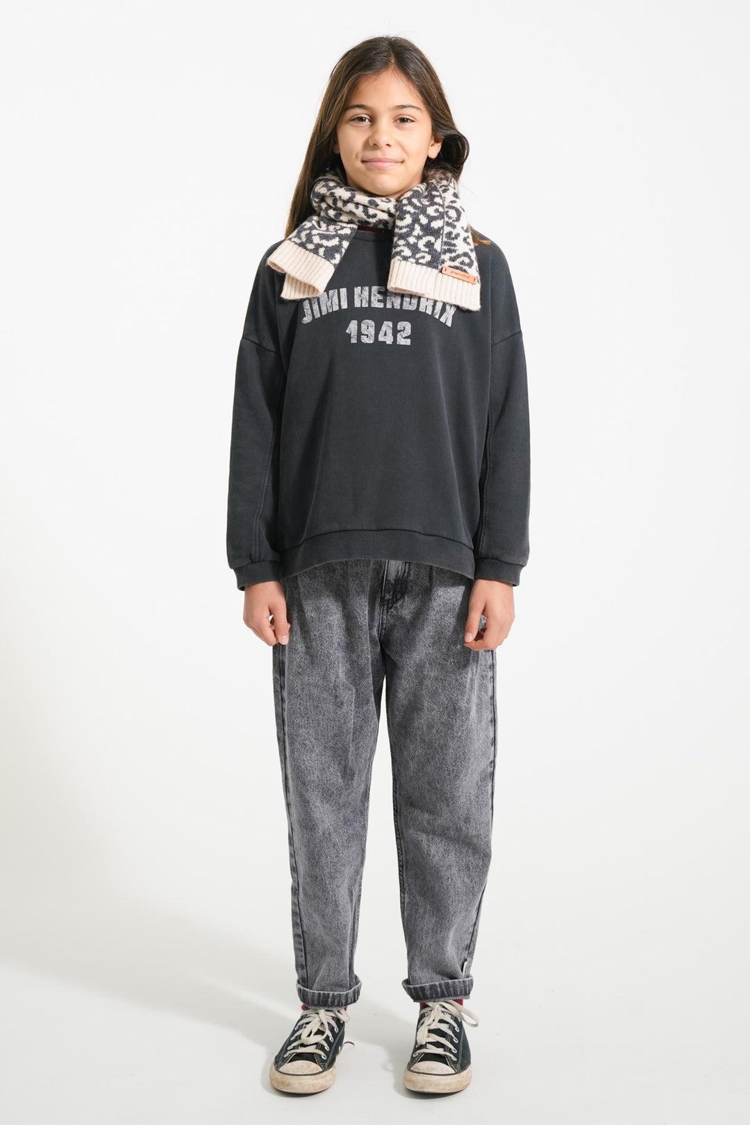 Piupiuchick - Jeans Broek Unisex Faded Denim Washed Black