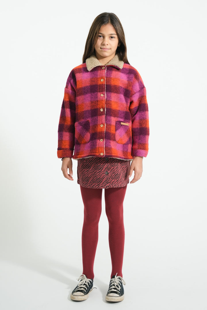 Piupiuchick - Jas Checkered Pink / Orange