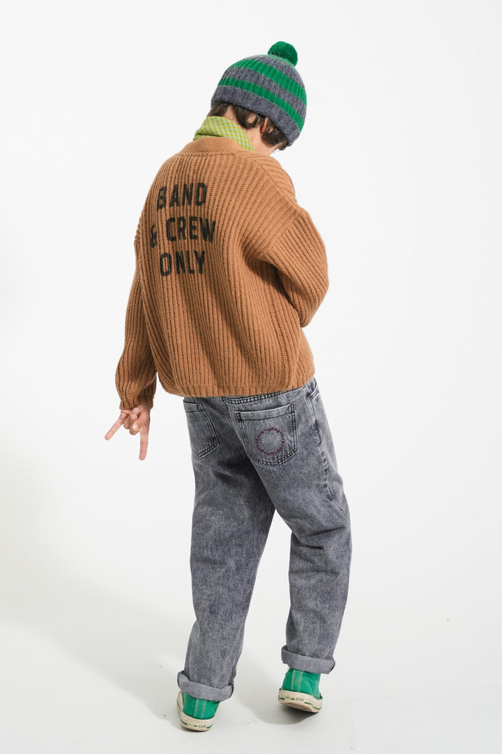 Piupiuchick - Cardigan Band And Crew Only Knitted Brown