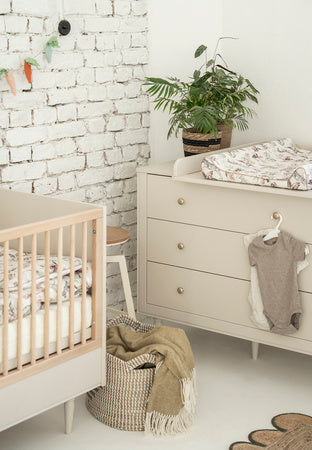 Pinio - Commode Petite 3 Laden + 1 Deur | Champagne