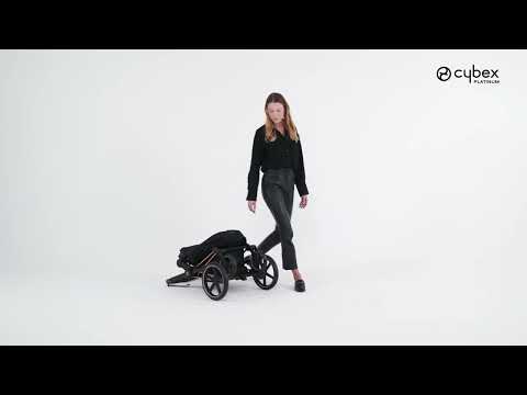 Cybex Kinderwagen Frame E-Priam Chrome Brown, smarttechnologie en luxe ontwerp