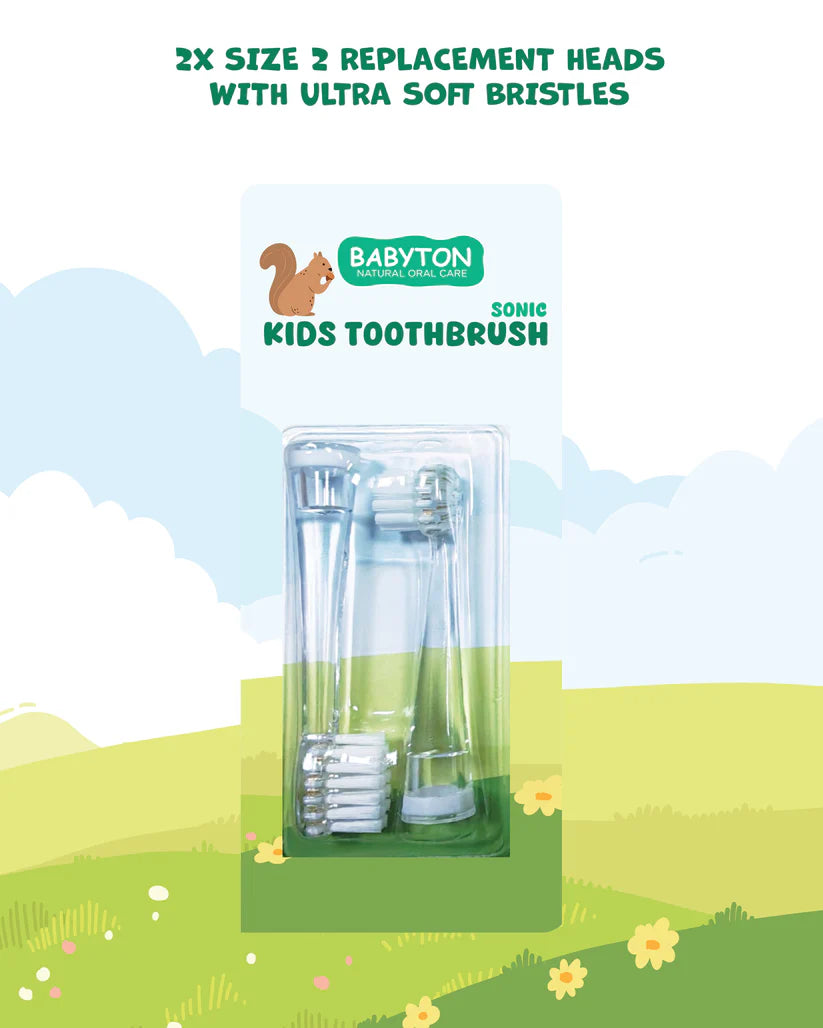 Babyton - Vervangborstels Voor Sonische Tandenborstel (2 pack)