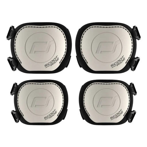 Scoot & Ride - Knie- en elleboogbeschermers XXS | Ash