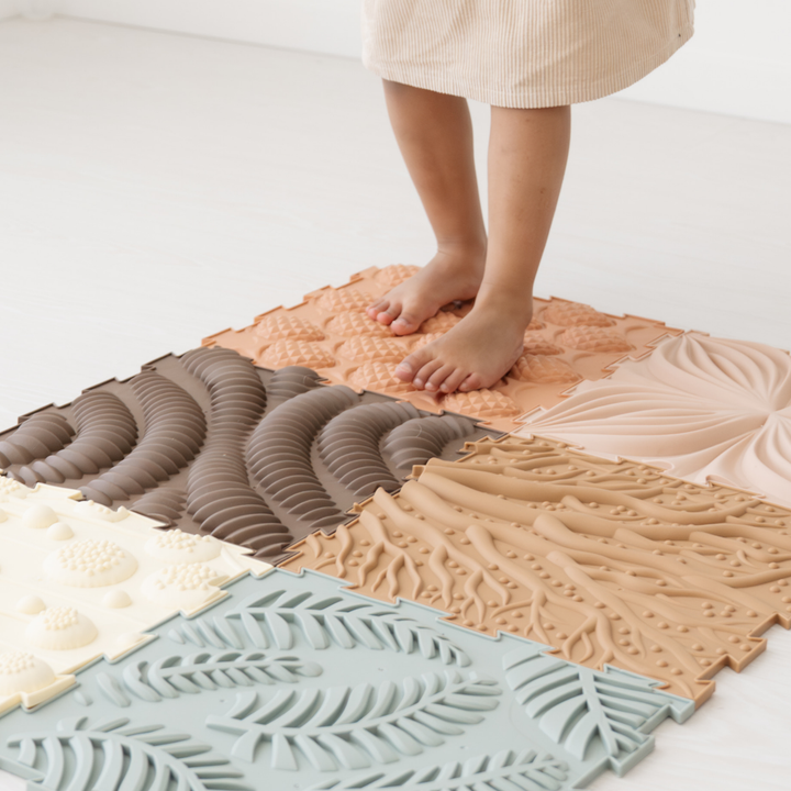 Sense2Play - Sensory Path Texture Mats Nature 6 pcs