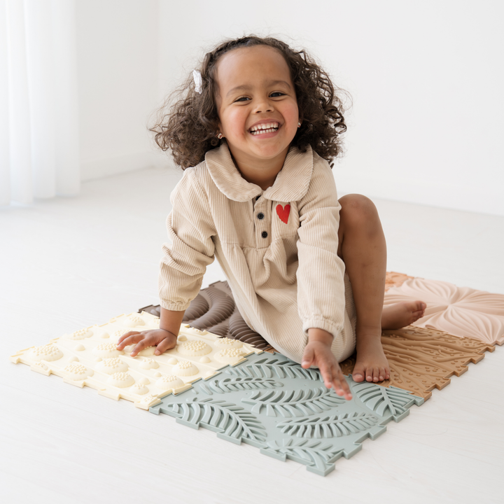 Sense2Play - Sensory Path Texture Mats Nature 6 pcs