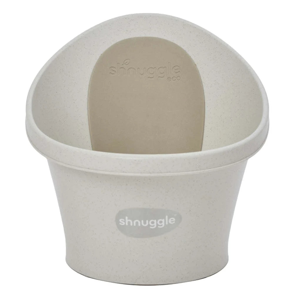 Shnuggle ECO babybad in Cookies & Cream van gerecycled plastic met schuimrugsteun