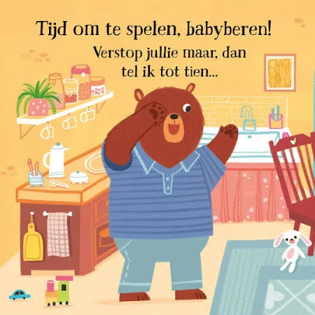 Usborne - Boek Speeltijd Voor Babyberen | Interactief Boekje