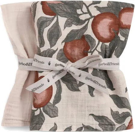 Set van 2 zachte tetradoeken met Pomme-print van Garbo & Friends