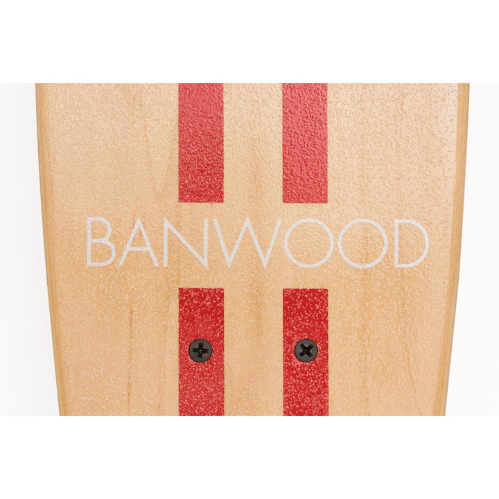 Banwood - Skateboard Canadees Esdoornhout Vintage | Ultra Red