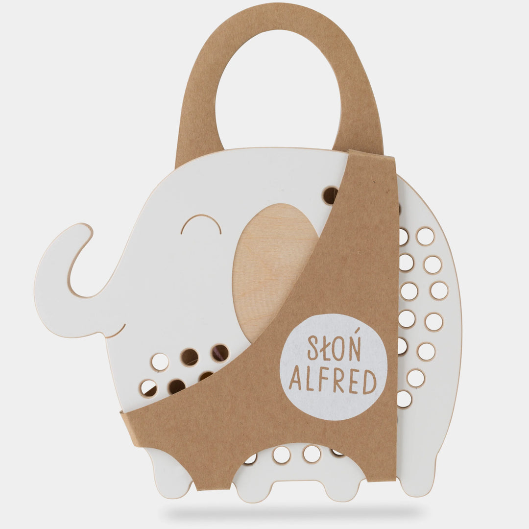 Milin - Houten Rijgspel Oliver | Elephant