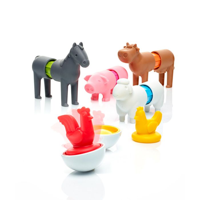 SmartMax My First Farm Animals magnetisch speelgoed, kleurrijke boerderijdieren voor peuters vanaf 1 jaar.