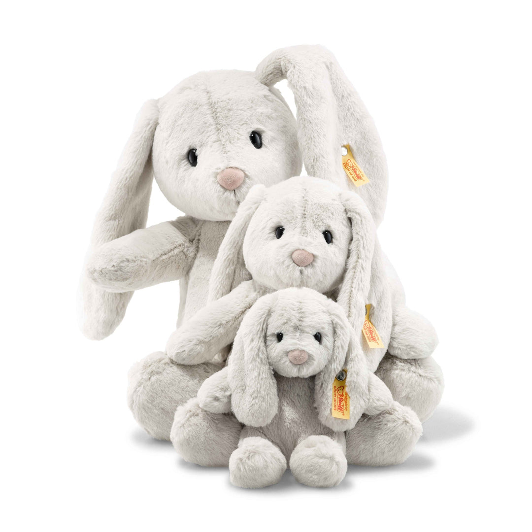 Steiff - Knuffel Konijn Hoppie 28 cm | Grijs