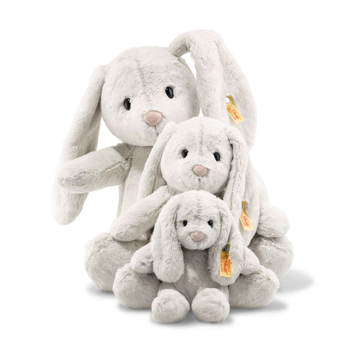 Steiff - Knuffel Konijn Hoppie 28 cm | Grijs