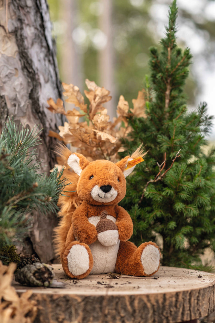 Steiff - Knuffel Eekhoorn Phil 22 cm | Lichtbruin